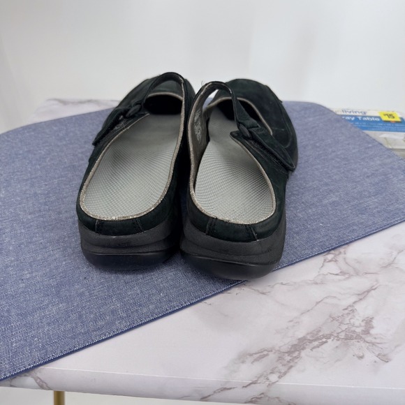 Merrell Topo Clutch Black Suede Mary Jane Clogs Comfort Shoe Women's 9.5 #450379 - Picture 4 of 6